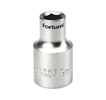 Klíč nástrčný 1/2' 9.0mm L 38mm 61CrV5 FORTUM 4700409