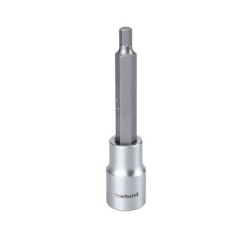 Klíč zástrčný prodloužený imbus 1/2' HX6 L 100mm CrV/S2 FORTUM 4700626
