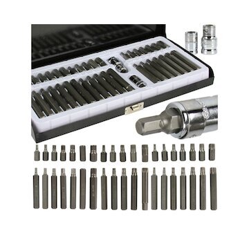 Klíče TORX IMBUS XZN hlavice zástrčné sada 40ks MAR-POL M66410