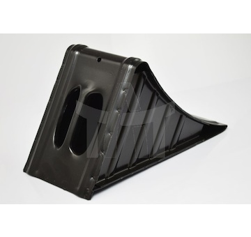 Klín pod kolo šířka 160 mm kovový černý