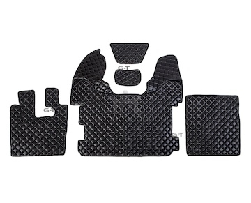 Koberec DAF 105 XF 2012- prošívaný černý 2007005/PIK/CZ