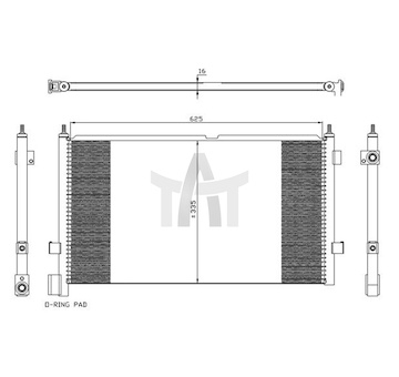 Kondenzátor - klimatizace NRF NRF35591