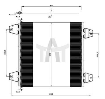 Kondenzátor - klimatizace NRF NRF35757