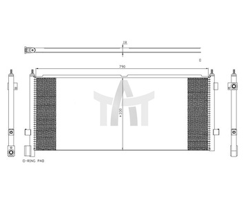 Kondenzátor - klimatizace NRF NRF35891