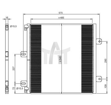 Kondenzátor - klimatizace NRF NRF35901