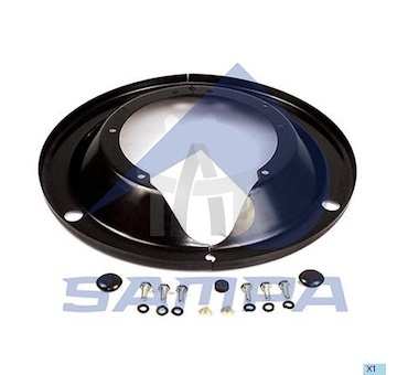 Krycí plech, protiprachová ochrana - ložisko kola SAMPA 075.532