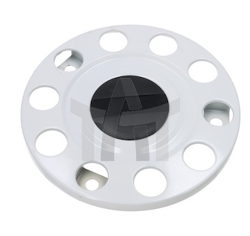 Kryt kola 10 otvorů bílý plný DB-105210