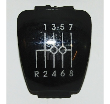 Krytka, hlavice řadicí páky 