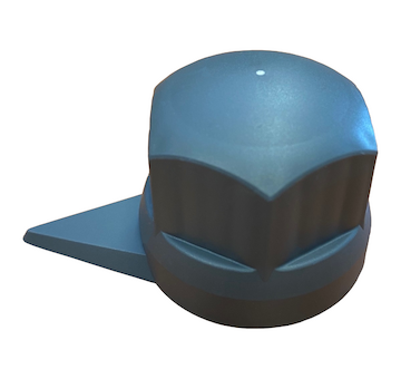 Krytka matice kola bezpečnostní, DOLNÍ indikátor, plastová, SW33 nízká šedá