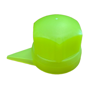 Krytka matice kola bezpečnostní, DOLNÍ indikátor, plastová, SW33 nízká žlutá / neonová