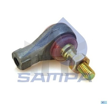 Kulová hlava, táhlo-vzduchový ventilátor SAMPA 080.124