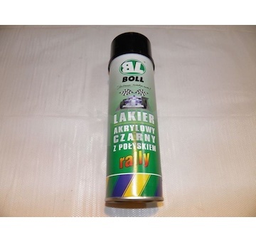 Lak sprej BOLL 500ml černý lesklý BOLL 001012  