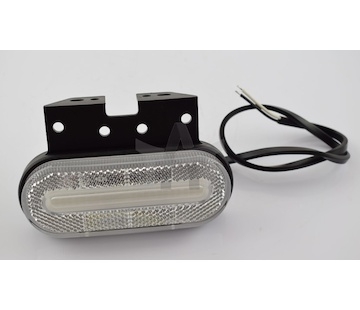 Lampa obrysová LED 12/36V bílá FRISTOM FT-070B+KLED