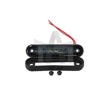 Lampa obrysová LED 12/36V červená dlouhá dark FT-073CLEDLONGDARK  