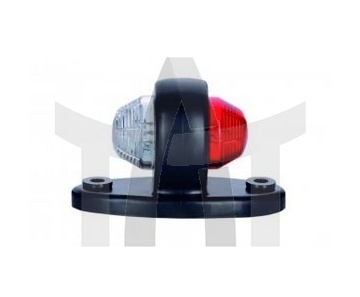 Lampa obrysová LED bílo-červená 12/24V HORPOL LD465