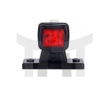 Lampa obrysová LED bílo-červená přímá HORPOL LD450/L