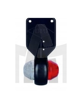 Lampa obrysová LED bílo-červená závěsná HORPOL LD368