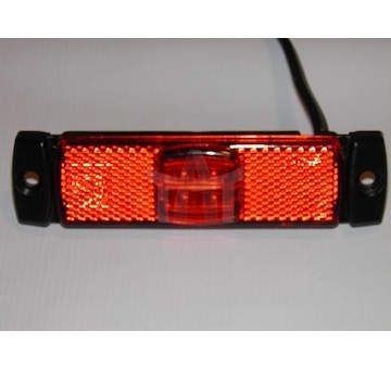 Lampa obrysová LED s odrazkou červená FRISTOM FT-17C  