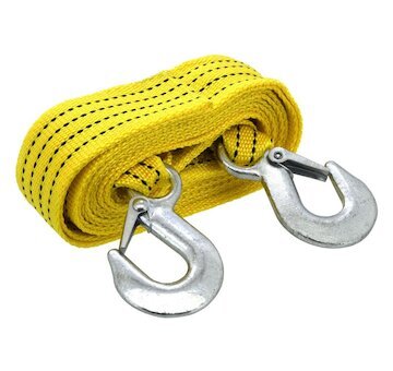 Lano tažné ploché 3000kg s karabinami COMPASS CO-01237
