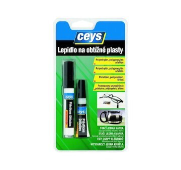 Lepidlo na obtížné plasty 3g + 4ml CEYS CEYS42504110