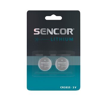 Lithiová baterie SBA CR2025 2BP SENCOR 35056556