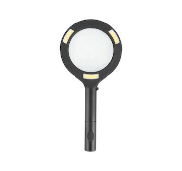Lupa se světlem 80lm 3x zvětšení 3x0.5W COB LED EXTOL LIGHT 43159