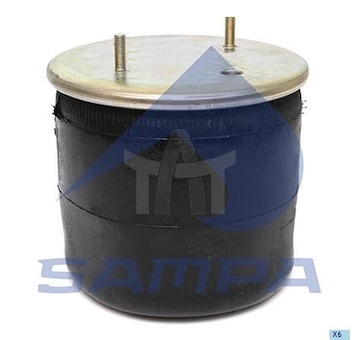 Měch pérování kompletní s plastovým zvonem SAMPA SP 554961-KP BPW