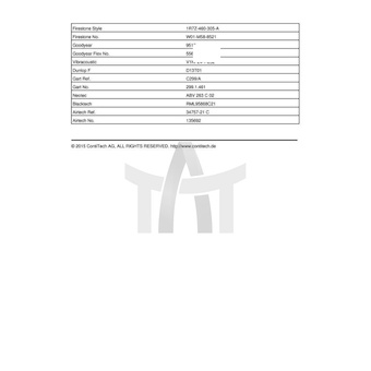 Měch - pneumatické odpružení 05962 4757NP21