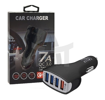 Nabíječka do auta 7 A 4x USB