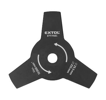 Nůž žací 3zubý 2ks EXTOL INDUSTRIAL 8791900C