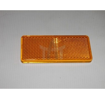Obdélníková odrazka žlutá 40x90 DOB-35/ZOLTY