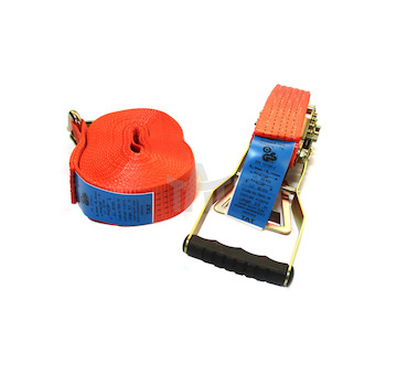 Pás upínací  s dlouhou ráčnou 5to./12m úzký hák ERGO STF 500 daN