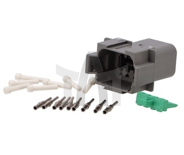 Pouzdro elektrické zástrčky 8pólové kompletní