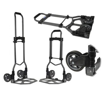 Přepravní vozík skládací plochý rudl 80kg GEKO G71111