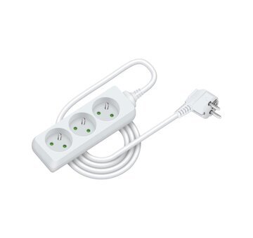 Přívod prodlužovací RPC 02 2.2 m 3 zásuvky 3 x 1.0 mm2 RETLUX 50005910