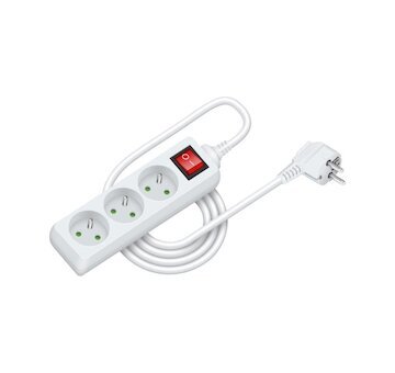 Přívod prodlužovací RPC 19 2 m 3 zásuvky 3 x 1.0 mm2 WS RETLUX 50005908