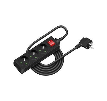 Přívod prodlužovací RPC 20B 3 m 3 zásuvky 3 x 1.0 mm2 WS RETLUX 50005912