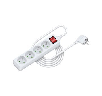 Přívod prodlužovací RPC 25 3 m 4 zásuvky 3 x 1.0 mm2 WS RETLUX 50005918