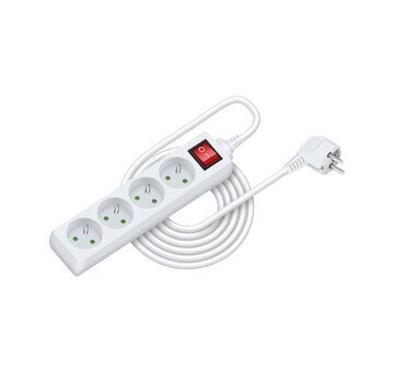 Přívod prodlužovací RPC 26 5 m 4 zásuvky 3 x 1.0 mm2 WS RETLUX 50005919