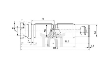 Pružný čep CSY AZVO-0056