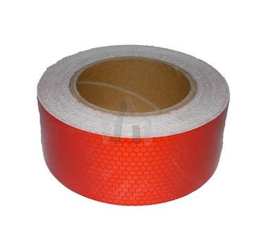 Reflexní páska červená šířka 5 cm