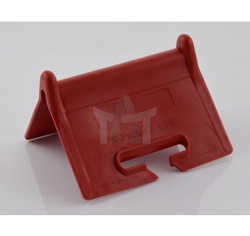 Rohový chránič pásu střední červený KPSS130*100/CZE