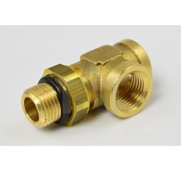 Roztrojka pneumatická M16 2x závit vnitřní 1x závit DIA-020-1616