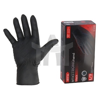 Rukavice nitrilové Stronghand Black A50
