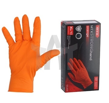 Rukavice nitrilové Stronghand Orange A50