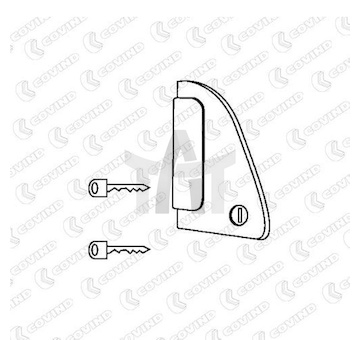 Rukojeť dveří COVIND COV/CF0/194