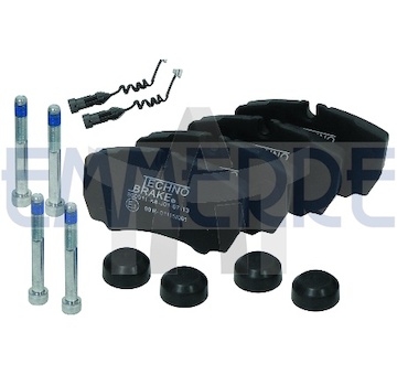 Sada brzdových destiček - kotoučová brzda 06826 961081