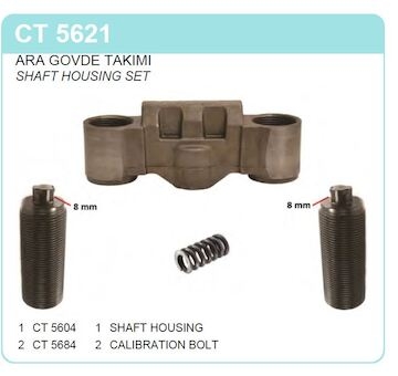 Sada opravárenská třmenu Knorr domek+čepy 8 mm TAT