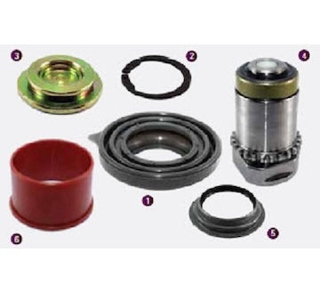 Sada opravárenská třmenu MERITOR B-C-D DUCO - Serie LRG  pravý