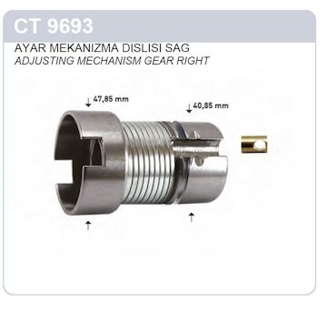 Sada opravárenská třmenu MERITOR ELSA 1 radial pravý 40,85/47,85mm TAT
